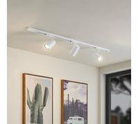 Sistema binario monofase Lindby, GU10, a 3 luci, bianco LINDBY