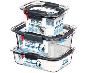 Sistema Brilliance Cibo Contenitore 100% Leak Prova Coperchio Microonde Sicuro