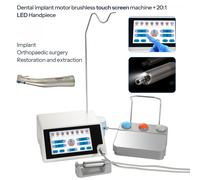 Sistema chirurgico per motore implantare dental brushless 20:1 Mano angolata LED