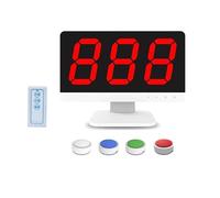 Sistema cicalino a quiz wireless con telecomando, cicalini multipli e modalità di gioco per spettacoli di gioco, feste in famiglia e serate a quiz