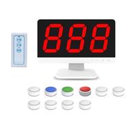 Sistema cicalino a quiz wireless con telecomando, cicalini multipli e modalità di gioco per spettacoli di gioco, feste in famiglia e serate a quiz