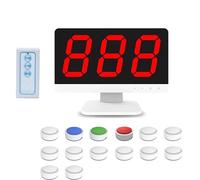 Sistema cicalino a quiz wireless con telecomando, cicalini multipli e modalità di gioco per spettacoli di gioco, feste in famiglia e serate a quiz