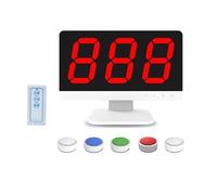 Sistema cicalino a quiz wireless con telecomando, cicalini multipli e modalità di gioco per spettacoli di gioco, feste in famiglia e serate a quiz