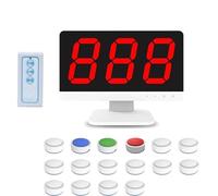 Sistema cicalino a quiz wireless con telecomando, cicalini multipli e modalità di gioco per spettacoli di gioco, feste in famiglia e serate a quiz