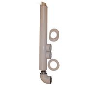Sistema coassiale per scaldabagni Turbomag Vaillant 60/100 Bianco