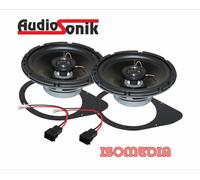 SISTEMA COASSIALI 165mm + CONNETTORI E SUPPORTI POSTERIORI FIAT STILO 3 PORTE