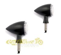 Sistema completo a LED faro posteriore/frecce omologato nero (2 pezzi)