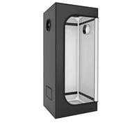 Sistema completo della tenda da coltivazione dell'interno con luce LED a spettro completo, timer e igrometro per la coltivazione delle piante