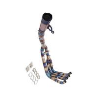 Sistema Completo Escape Moto Modified Titanium Alloy Front Link Pipe Muffler Motorcycle Exhaust Per S1000R S 1000 R 2021-2022