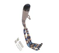 Sistema Completo Escape Moto Modified Titanium Alloy Front Link Pipe Muffler Motorcycle Exhaust Per S1000R S 1000 R 2021-2022