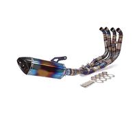 Sistema Completo Escape Moto Modified Titanium Alloy Front Link Pipe Muffler Motorcycle Exhaust Per S1000R S 1000 R 2021-2022