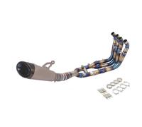 Sistema Completo Escape Moto Modified Titanium Alloy Front Link Pipe Muffler Motorcycle Exhaust Per S1000RR S 1000 RR 2019 2020 2021 2022