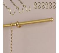 Sistema Da Galleria In Ottone per Esposizioni D’arte, Binario per Quadri A Parete con Catena, Guida Decorativa per Quadri per Arredare Soggiorno, Ufficio O Spazi Espositivi(2.10m (82.7in))