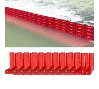 Sistema della barriera dell'inondazione per le porte del garage, protezione materiale dello schermo dell'acqua dell'ABS dell'Assemblea rapida