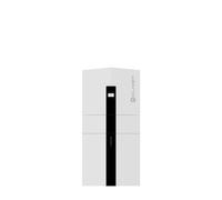 Sistema di accumulo Monofase Clivet Sinergy 51.05 da 5kWh composto da inverter ibrido CEC-S 5kW più pacco batteria CEC-S B 5kWh per accumulo