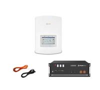 Sistema di accumulo monofase inverter Solis 3kW batteria litio Pylontech 4.8kWh