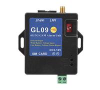 Sistema di Allarme 4G/3G/GSM Modulo di Allarme Ingresso a 8 Canali Allarme di Sicurezza a Basso Consumo Per La Sicurezza del Magazzino Domestico(EU Frequency-Nero)