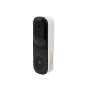 Sistema di allarme, Allarme intelligente antimanomissione a 160 ° Batteria 5200mAh Videocitofono Campanello IP65 Videocamera for campanello for porta esterna con staffe inclinate(Bracket bell 128G)