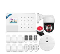 Sistema di allarme, di allarme 4G/WIFI Sicurezza KIT controllo wireless domestico Pannello GSM Dispositivi Smart Home Sensore finestra/porta(KIT 4)