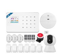 Sistema di allarme, di allarme 4G/WIFI Sicurezza KIT controllo wireless domestico Pannello GSM Dispositivi Smart Home Sensore finestra/porta(KIT 1)