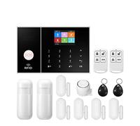 Sistema di Allarme, di allarme for host sicurezza GSM domestico con sensore movimento e porta Tuya App Control Work(E)