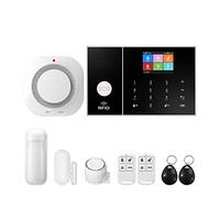 Sistema di Allarme, di allarme for host sicurezza GSM domestico con sensore movimento e porta Tuya App Control Work(Q)