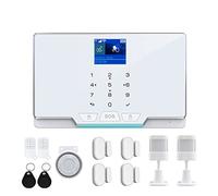 Sistema di allarme di sicurezza, G20 Tuya WiFi GSM di allarme sicurezza Apps Controlla il sensore della porta wireless a colori a PIR Rilevare con IP Telecamera(E)