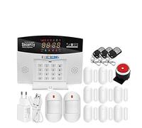 Sistema di allarme di sicurezza, Tuya WiFi Home Alarm System Smart GSM. Allarme di sicurezza 8 Lingue Porta Open Motion Detector App. Campanello incorporato sirena integrata(Option H)