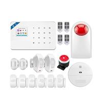 Sistema di allarme domestico, Di Allarme Allarme Intelligente Con Accessori For La Casa Antifurto GSM Unità Centrale Allarme Antifurto Domestico APP Sensori Di Movimento(KIT 5)