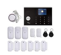 Sistema di allarme domestico, Di Allarme For Sicurezza Antifurto Domestica Kit Allarme Antifurto Wireless 433 MHz Allarme GSM Controllo App Wireless(YK-002-GSM-G30-E)