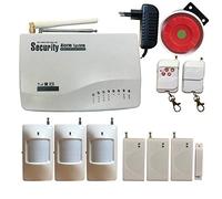 Sistema di allarme domestico GSM SMS, sistema di allarme di sicurezza aziendale e casa con sensori di rivelatore wireless, HuilingyiTech (gsm-3p3d)