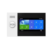 Sistema di allarme domestico, PG107 Kit di allarme di sicurezza Tuya Controllo app con telecamera IP Rilevatore di movimento quadrante automatico Allarme intelligente for la casa(H)