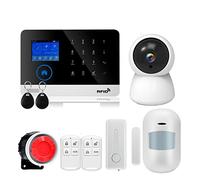 Sistema di allarme domestico, Wireless Tuya APP SIM GSM Home RFID Antifurto LCD Touch Tastiera GSM Kit sensore di allarme(W2B Bundle 2)