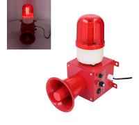 Sistema di Allarme Industriale 115dB Sirena LED - Montaggio a Parete, IP65, 220V