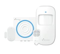 Sistema di allarme Nivian per casa e azienda senza canone mensile | Kit Allarme Wifi con Controllo Remoto tramite APP Tuya | Funzione SOS | Installazione semplice senza cavi