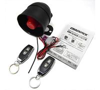 Sistema di allarme per auto, kit immobilizzatore antifurto KACEPAR 12V Security Protection, accesso senza chiave con 2 telecomandi e 1 sirena a tromba, CW-8110