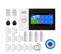 Sistema di allarme, PG107 Kit di allarme sicurezza Tuya Controllo app con telecamera IP Rilevatore movimento quadrante automatico Allarme intelligente for la casa(K)