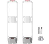 Sistema di Allarme Sicurezza AM 58KHZ EAS, Torre di Sicurezza per Negozi, Attrezzatura Antifurto per Negozi, Allarme Sonoro e Luminoso, con Fibbia a Martello 400, per Supermercati(White)