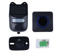 Sistema di allarme solare casa rivelatore di movimento porta esterno allarme rivelatore di movimento allarme sistema con display digitale a LED 3 sensibilità regolabile (1rivelatore+1ricevitore)