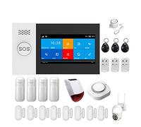 Sistema di Allarme, Tuya GSM Alarm 4G Wireless antifurto for casa d'affari Allarmi Touch Screen APP mobile Telecomando Smart Home Siren(R)