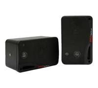 Sistema di altoparlanti Bluetooth Pyle PDWR42BBT da 3,5" per interni ed esterni, 200 W, nero (confezione da 2)