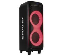 Sistema di altoparlanti per feste Sharp PS-935 con microfono - Altoparlante portatile Bluetooth - Maniglia e ruote stile valigia!
