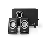 Sistema di altoparlanti per PC Nedis Canale 2.1 16 Watt nero
