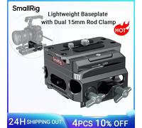 Piastra di base leggera SmallRig con doppio morsetto per asta da 15 mm (versione in lega di magnesio)