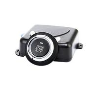 Sistema di arresto push start da dito in ABS nero da 12 V con standby 8 mA, include host, pulsante, anello sensore, chiavi e filo