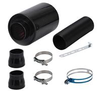 Sistema di Aspirazione Aria Fredda Universale per Auto da 3" Kit Filtro di Aspirazione Aria A Induzione con Alimentazione A Freddo in Fibra(Without Fan)