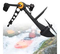 Sistema di azionamento a pedale universale per kayak, propulsione a mani libere per barche gonfiabili e kayak radar, azionamento a pedale in alluminio robusto per kayak da una sola persona
