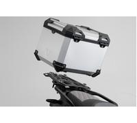 Sistema di bauletti SW-Motech TRAX ADV - Argento. Moto Guzzi V85 TT (19-23).