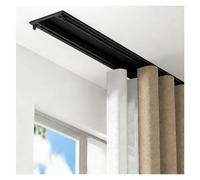 Sistema di binari per montaggio a soffitto per tende, doppie guide in alluminio con rulli silenziosi, set divisorio per soggiorno e camera da letto