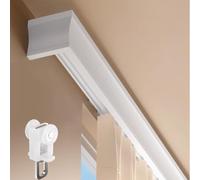 Sistema di binari per tende a soffitto con binario singolo scorrevole liscio per la divisione della stanza e il miglioramento della privacy